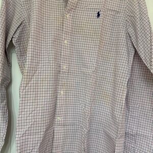 Ralph Lauren Pink and Blue Checkered Shirt